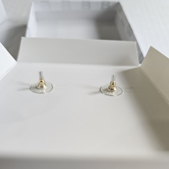 Baublebar football earrings pierced rhinestones dangle sparkle bling NIB - Picture 6 of 7